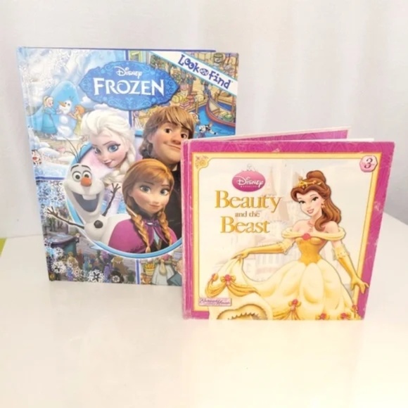 Kids Books Disney Frozen Activity Beauty and The Beast - Picture 1 of 8